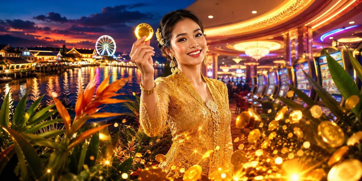 Suasana casino hiburan di Malaysia dengan tema kebaya